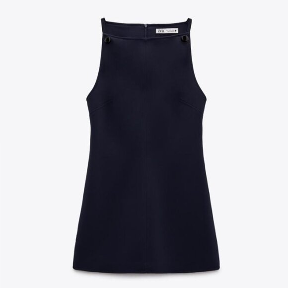 Zara Short Dress with Buttons - Picture 2 of 9
